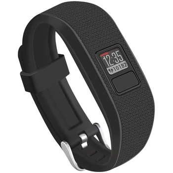 

Replacement Strap For Garmin Vivofit 3/Garmin JR Children Smart Watch Soft Silicone Wrist Bracelet Band with Metal Buckle