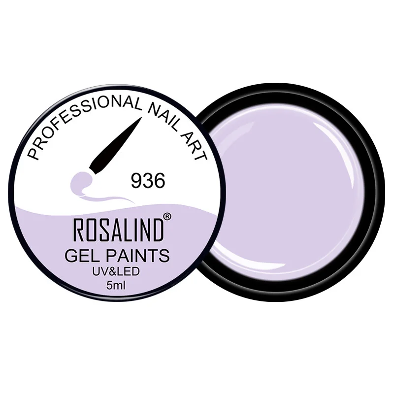 GN25-ROSALIND ROSALIND 5 мл Гель-лак для рисования 142 цветов набор гель-лаков для ногтей для маникюра Сделай Сам верхнее Базовое покрытие Hybird дизайн праймер для ногтей - Цвет: GN25-ROSALIND