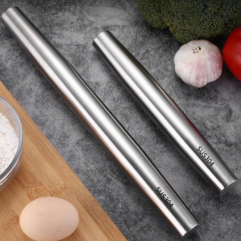 Stainless Steel Rolling Pin Non-stick Dough Machine Pasta Biscuit Roller Tools Pastry and Bakery Kitchen Accessories | Дом и сад