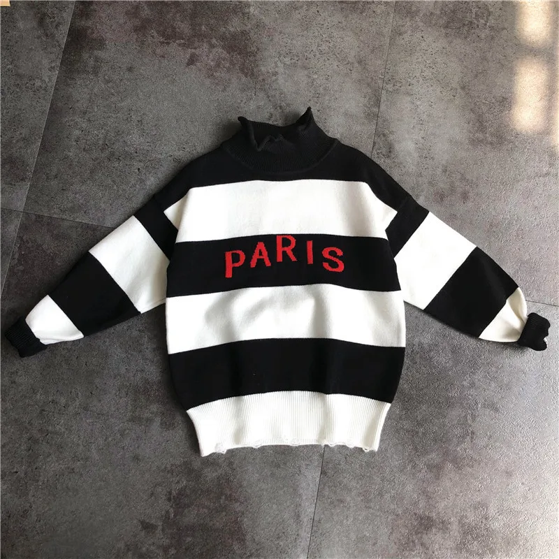 Childrenswear Children High Collar Sweater Not Balling up