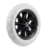 NEW - Black White Plastic Core Foam Shopping Trolley Cartwheel Casters