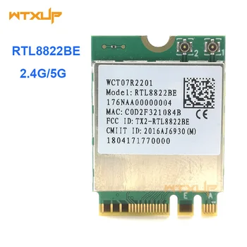

Realtek RTL8822BE 802.11ac 2.4G/5GHz WiFi Bluetooth 4.1 NGFF Wireless Adapter M.2 WIFI CARD