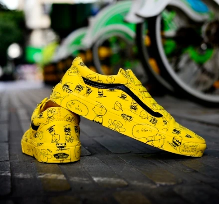 Vans Old Skool zapatos de skateboard Unisex zapatillas cacahuetes Graffiti zapatos atléticos zapatos de de 36-44 _ - AliExpress Mobile