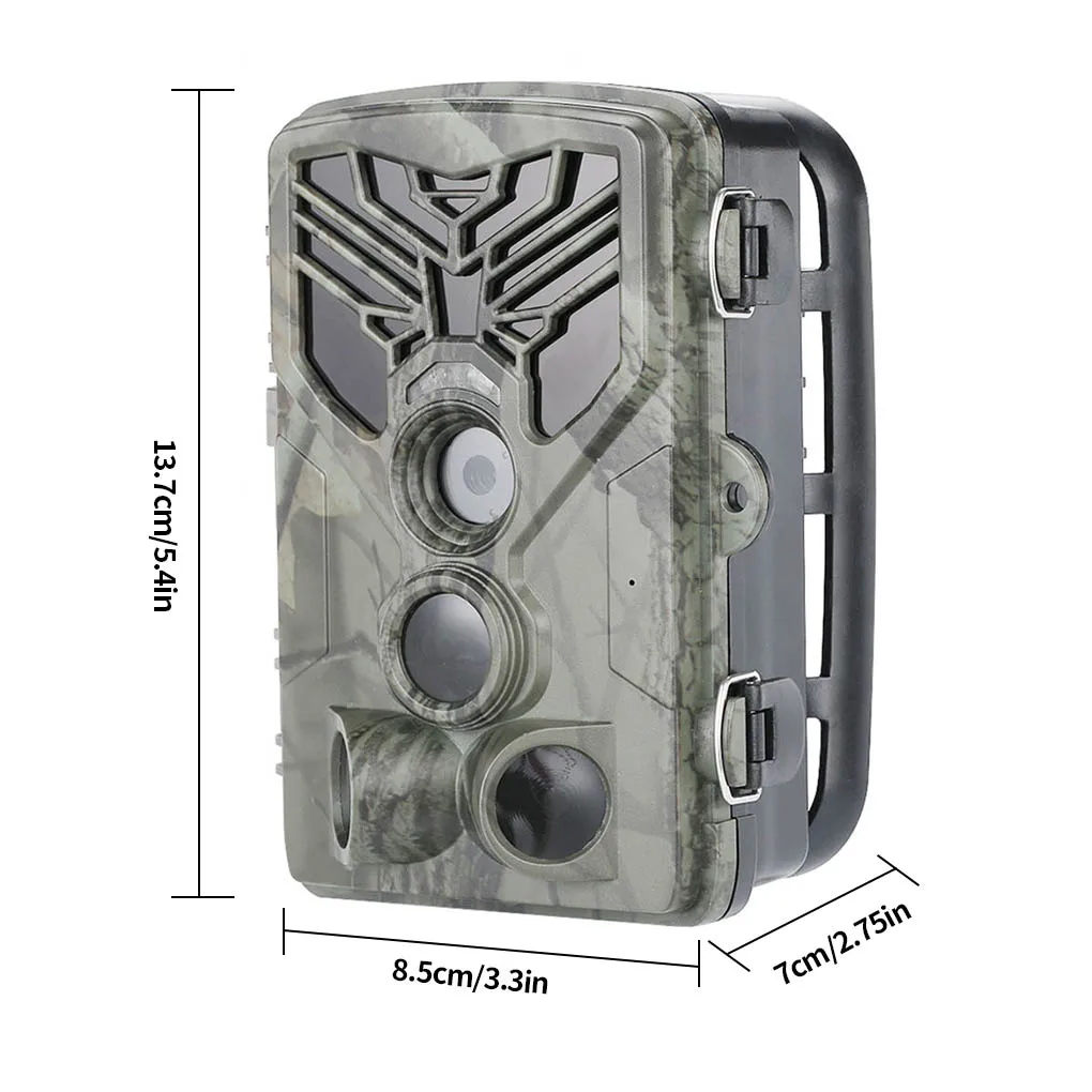 20MP 1080P Video Wildlife Trail Camera Photo Trap Infrared Hunting Cameras HC810A Waterproof Wireless Surveillance Tracking Cams