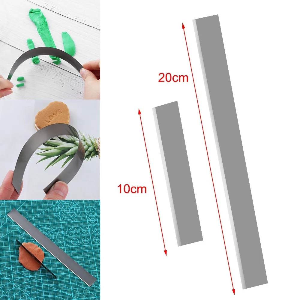 DIY керамический гибкий полимерный резак для глины из нержавеющей стали лезвия