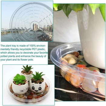 

Saucer Container Plant tray PET Accessories Window Boxes Indoor outdoor