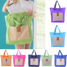 Портативные складные сумки для покупок в супермаркете, сумка-тоут, многоразовая сумка на молнии, повседневная сумка