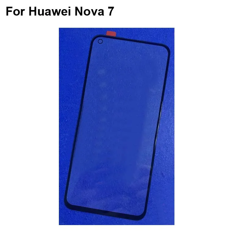 2 шт. для Huawei Nova 7 переднее внешнее стекло объектива Ремонт сенсорного экрана без