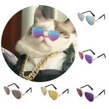 Классный кот собака сердце очки милый товары для домашних животных отражение кошки солнцезащитные очки фото реквизит аксессуары для животных принадлежности солнцезащитные очки "кошачий глаз"-одежда Классный кот собака сердце очки милый товары для домашних животных отражение кошки солнцезащитные очки фото реквизит аксессуары для животных принадлежности солнцезащитные очки "кошачий глаз"-одежда