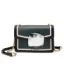 Fashion true cortical chain slant wrap, temperament single shoulder lady small package - Цвет: Зеленый