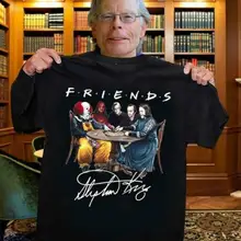Друзья ужасов персонажи Хэллоуин подарок Мужская футболка хлопок S-6XL черный