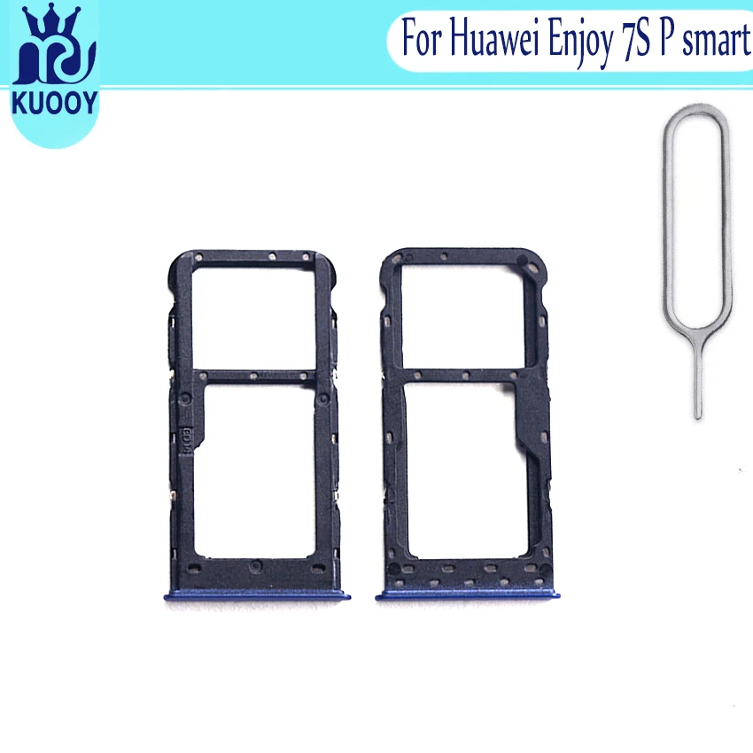 Для huawei Enjoy 7S P Смарт sim-карта лоток держатель Micro SD слот гнездо адаптер для huawei P Смарт SIM лоток