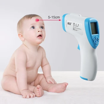 

Non-contact Adults Digital Thermometers Kids Infrared Thermometer Ear Forehead Thermometer Body Temperature Meter Thermometers