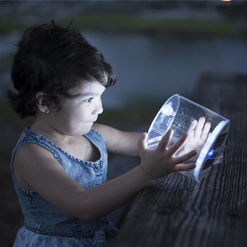 Надувная Солнечная лампа с 10 светодиодами цилиндрическая Складная Лампа для