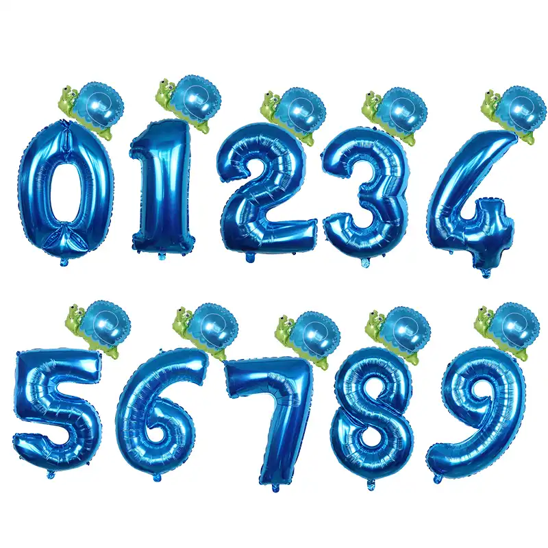 2шт 30 дюймов фольги Воздушные шары мини Лягушка улитки воздушный шар в форме животного пчела бабочка 1 2 3 4 5 6 7 8 9 Дети День рождения украшения