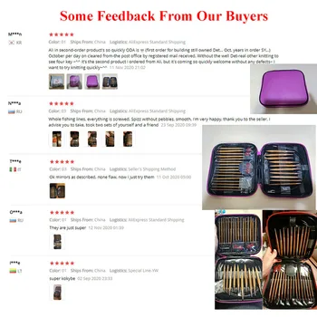 Bamboo Circular Knitting Needles Set 6