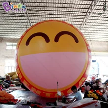 Восхитительный гигантский надувной мультяшный шар диаметром 6x6 метров/надувной шар с цифровой печатью