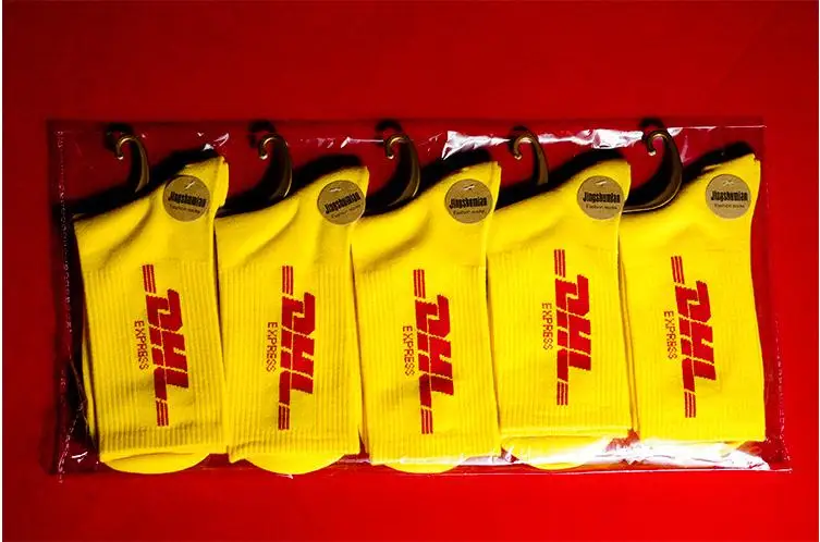 Мужские хлопковые DHL, экспресс носки в стиле хип-хоп, Vete, мужские, ts, стильные, с буквенным принтом, хипстерские, мужские, женские, модные носки, для игры в скейтерборд
