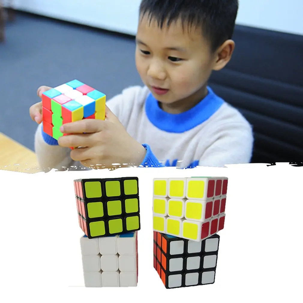 Волшебная кубическая игрушка Профессиональная 3x3x3 Cubo наклейка гладкая скорость Твист Головоломка раннего обучения игрушки подарок для детей Рождественский подарок