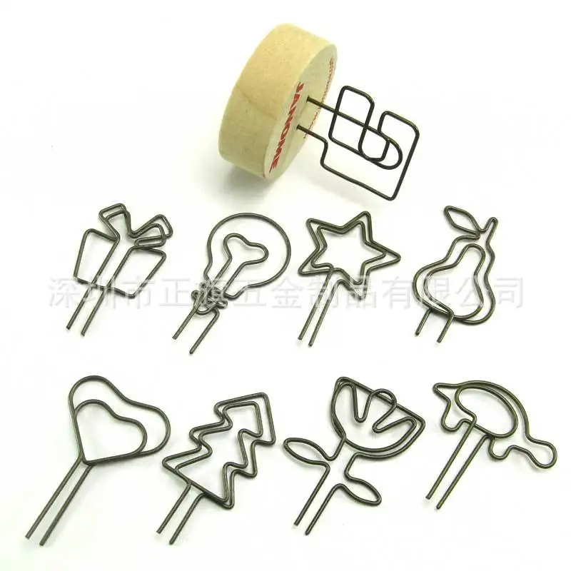 50 Mm Heart Shape Notes Folder Business Card Holder Wedding Seat Clamp Cross Border Currently Available the Same Day Delivery