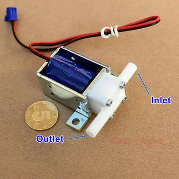 

Small Electric Solenoid Valve, DC 12V N/C Normally Closed Water Air Control Valve For Drinking machine