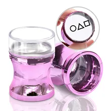 

Pinkiou Nail Stamper Transparent Nail Art Stamper Clear Stamping Nail Art with Scraper,Silicone Nail Stamping Kit
