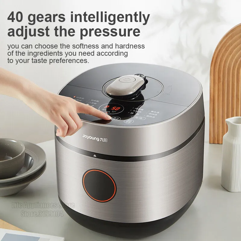 Joyoung Household Pressure Rice Cooker 5L Double Liners Multifunction Cooker 24H Appointment Adjustable Time Pressure