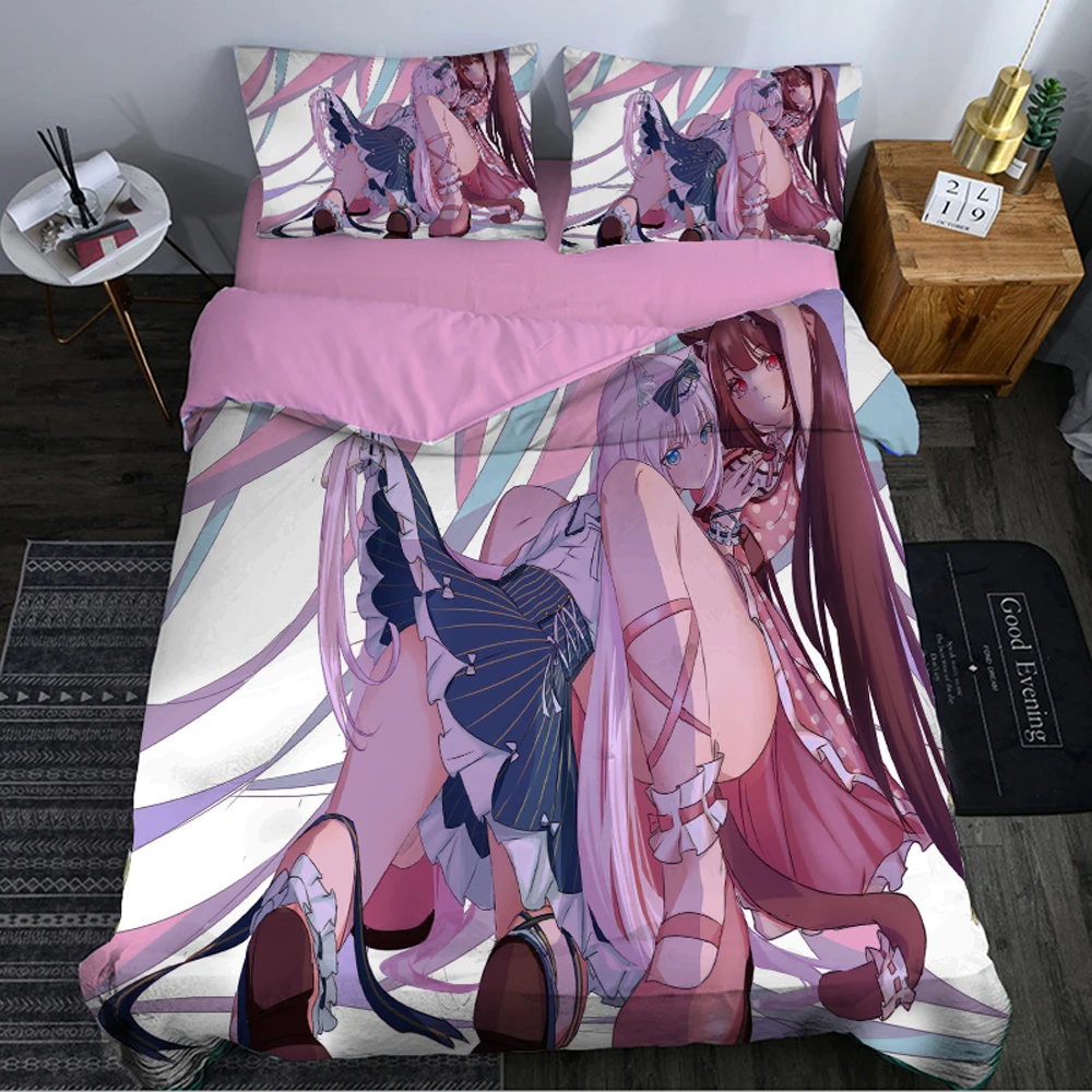 Jogo nekopara 3d jogo de cama capas