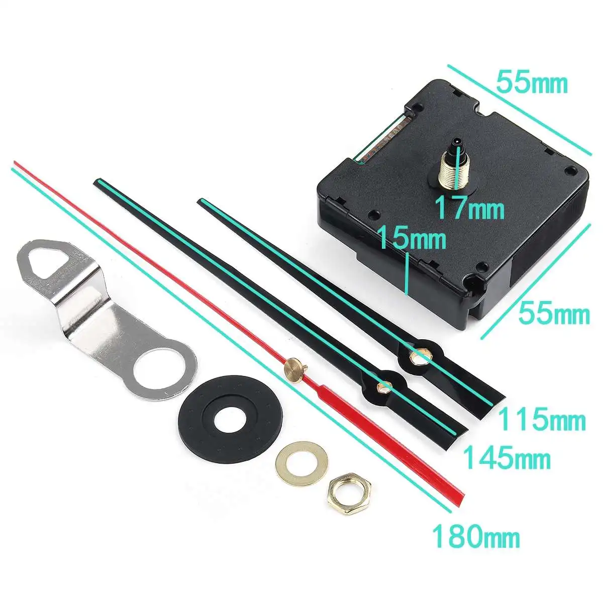 118 мм UK MSF Time атомные радиоуправляемые беззвучные часы движение DIY Kit Аксессуары для часов
