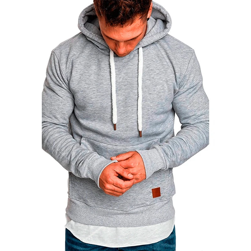 sudadera blanca y negra hombre