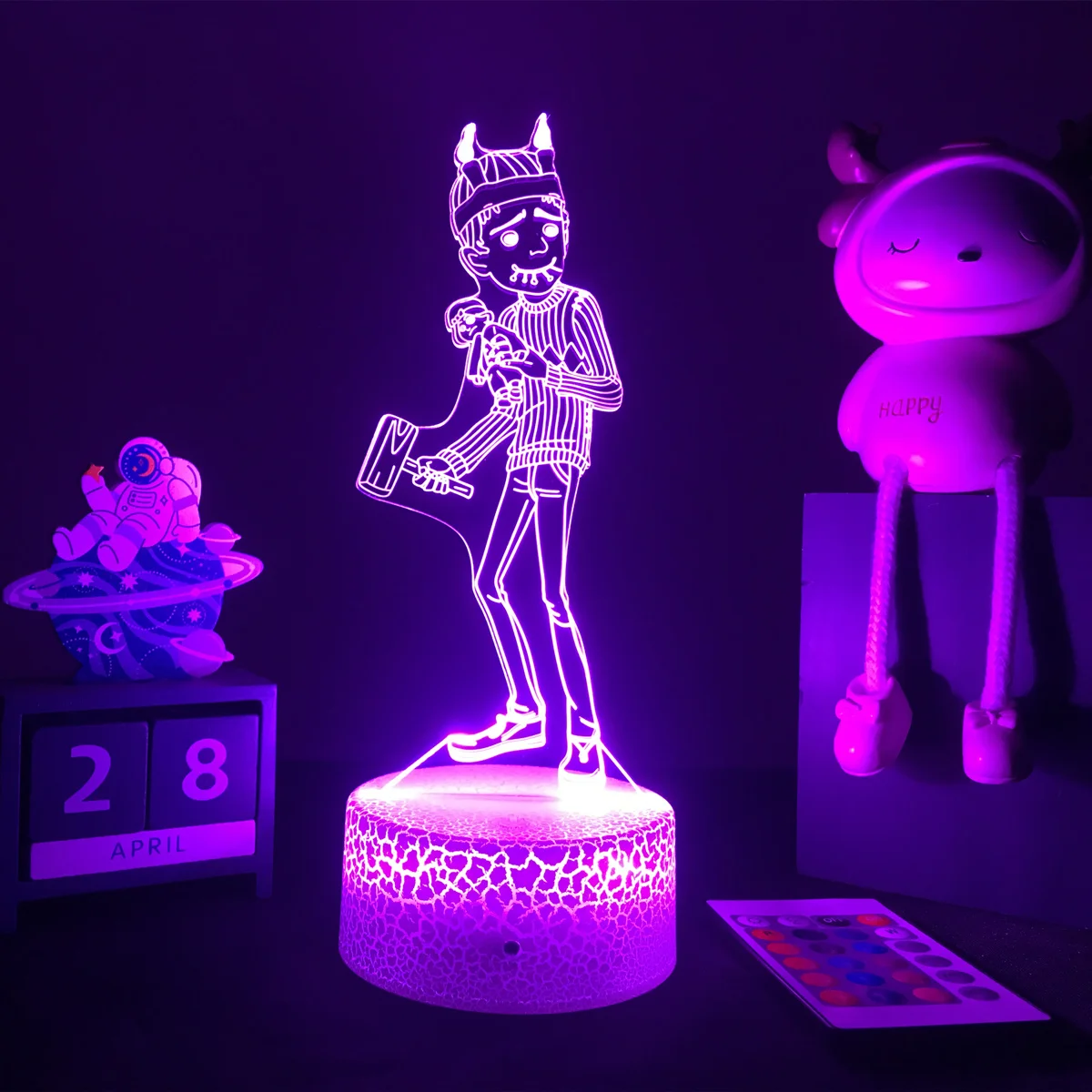 Horror Manga Souichi Tsujii Junji Ito Uzumaki 3D LED Lamp for Bedroom Decor Nightlight Birthday Gift Anime Collection | Лампы и