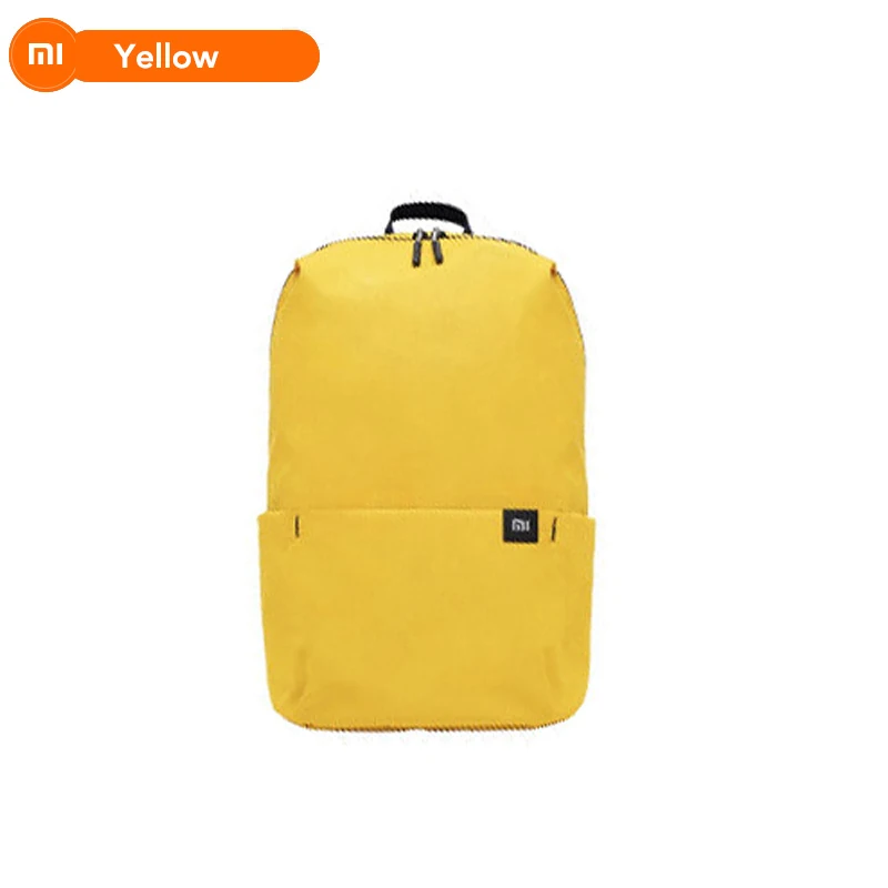 Цвет: желтый Xiaomi 10L рюкзак, сумка, красочные спортивные нагрудные сумки для отдыха, унисекс, для мужчин и женщин, для путешествий, кемпинга - Цвет: Цвет: желтый