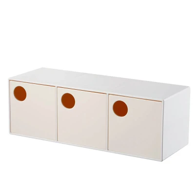 Drawer Makeup Organizer Cosmetic Storage Box Desktop Plastic Jewelry Nail Polish Earring Holder Dressing Table Skin Care Rack - Цвет: white