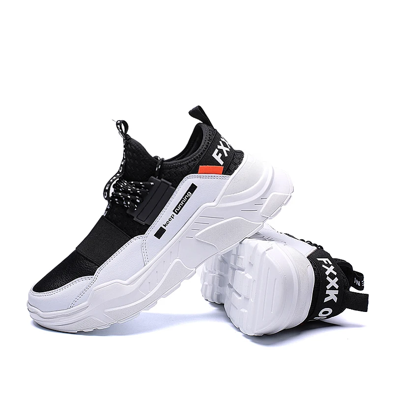 Running Shoes For Men Outdoor Sport Shoes High Quality Breathable Sneakers For Male Footwear Jogging Thick Sole Plus size