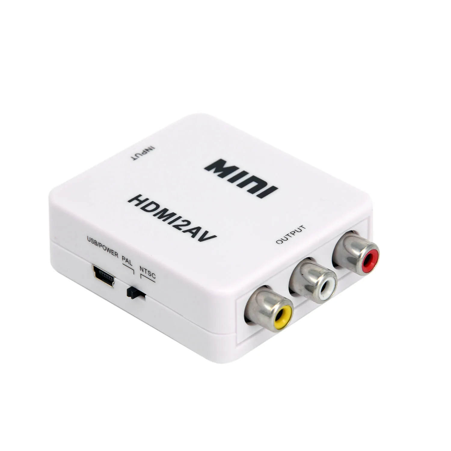 Поддержка адаптер HDMI до 3 RCA CVBS мини комплект видео HDMI2AV композитный Full HD Горячий набор полезный