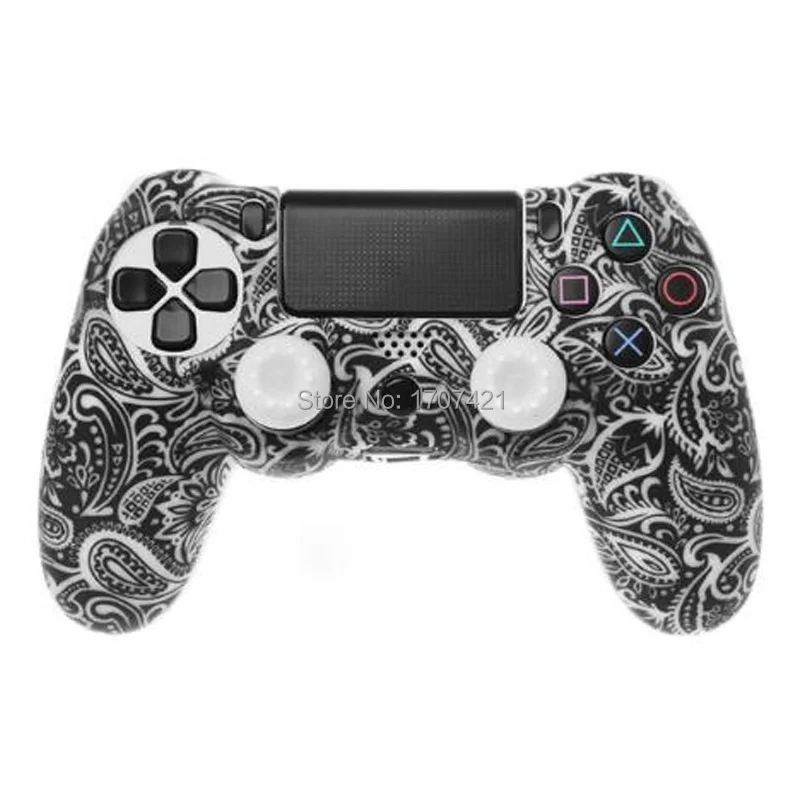 Противоскользящий силиконовый резиновый чехол для PS4 для playstation 4 контроллер для PS4 Pro Slim Dualshock 4 Защита геймпадов - Цвет: H