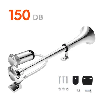 

Universel 17 In 150DB Fort Voiture Air Klaxon 12 V 180 Hertz Simple Trompette Compresseur Pour Camions Voitures Automobiles