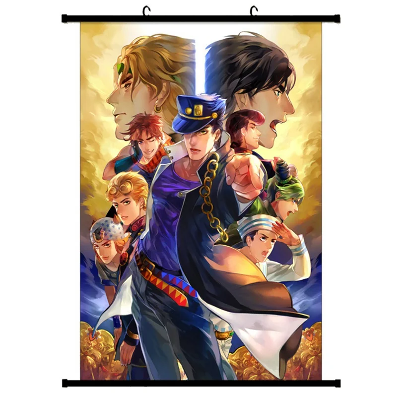 

Art Silk Or Canvas Print JoJo s Bizarre Adventure Action Japan Anime Poster For Room Decor Decoration