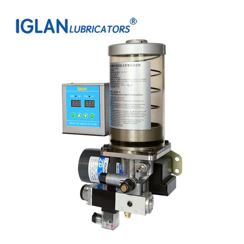 IGLAN 2L AHG1 автоматический Электрический смазочный насос блок AC110V/220 V DV12V/24 V Таймер управления лубрикатор для ЧПУ