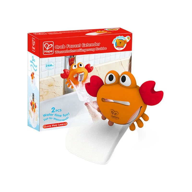 Hape милый кран удлинитель водосберегающая мультяшная насадка на кран удлинитель для детской ванны игрушки для воды для детей