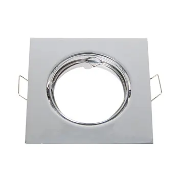 

4X/10X Down Light Polished Chrome Mains Recessed Ceiling Downlight Square