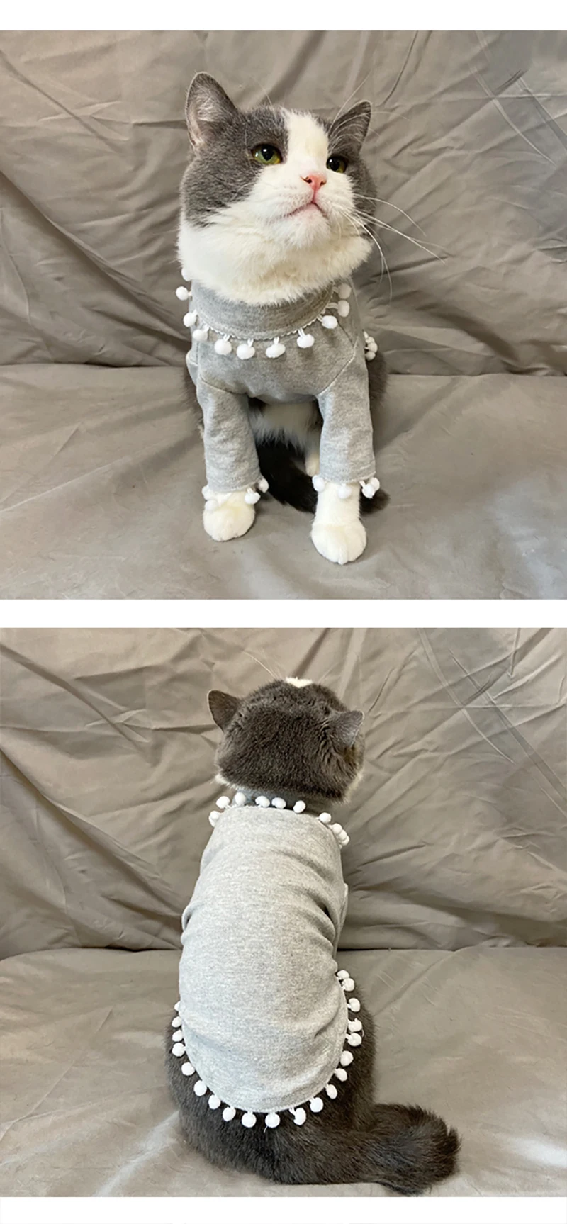 Пять цветов XS-XL теплые зимние свитер для собаки свитера Щенок Одежда с кружевным воротником; пальто для кошек, домашних животных, собак куртка одежда в Мальтийском стиле