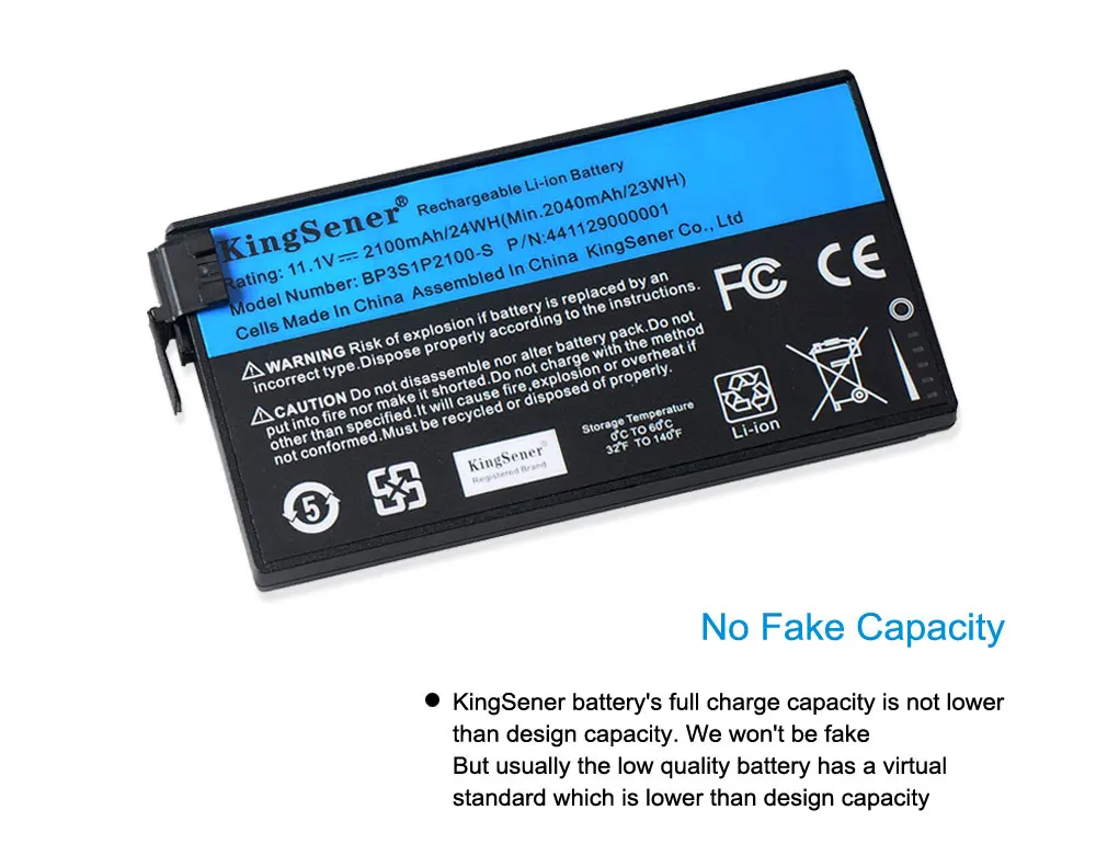 Новый аккумулятор KingSener для смартфона Getac V110 Rugged Notebook BP3S1P2100 441129000001 11 1 V 2100mAh/24WH|getac