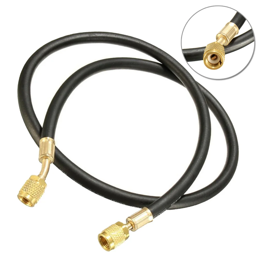 

36inch 3ft AC 800PSI Refrigeration Charging Hose Guage HVAC 1/4 SAE R410a R134a