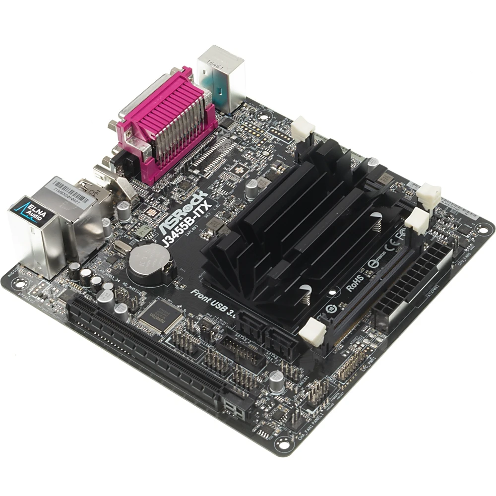 Материнская плата Asrock J3455B-ITX mini-ITX AC`97 8ch(7.1) GbLAN+VGA+HDMI
