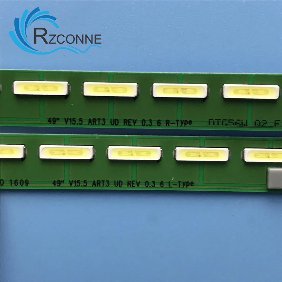 

Фонарь подсветки с 51 светодиодами для 49 ''V15.5 ART3 UD REV 0,3 6 L-типа R 49UF6807 49UH600V 6916L-2297A 2298A LC490EGG FH M1