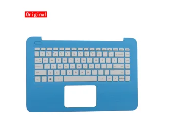 

New US Blue Palmrest case white keyboard for HP Stream 14-ax 14-CB SPS: 905569-001 901658-001