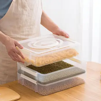 

Portable Egg Fish Storage Box Food Container Keep Eggs Fresh Refrigerator Organizer Kitchen Dumplings Storage Containers