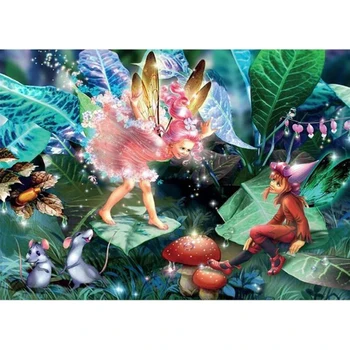 

5D DIY diamond painting full round square diamond "elf girl" embroidery cross stitch mosaic home decoration gift