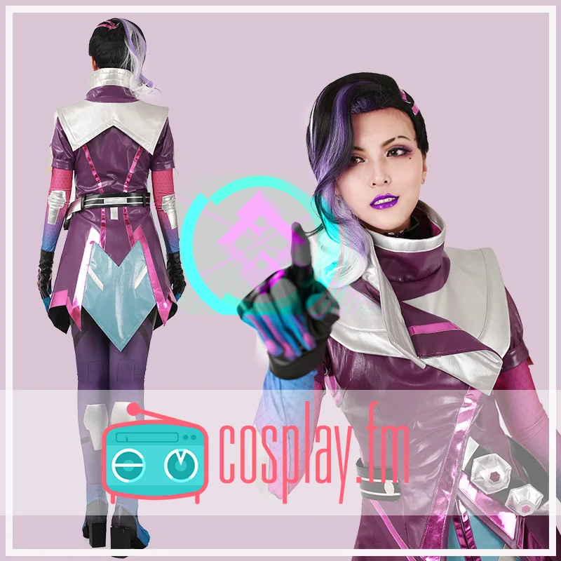 OW Sombra Косплей Костюм Хэллоуин Униформа рубашка+ брюки+ пальто+ перчатки S-XL